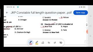 full length JKP Constable previous paper. इस किस्म के  questions पूछे जाते हैं   exam में। ,