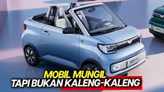 WULING MINI EV CABRIO MELUNCUR!! MOBIL LISTRIK MUNGIL ATAPNYA BISA DIBUKA!