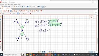 Math 7/8 Compacted: Variable Expressions in Angles