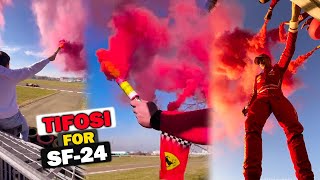 I TIFOSI go CRAZY for Charles Leclerc with the SF-24 on Track - Part 2