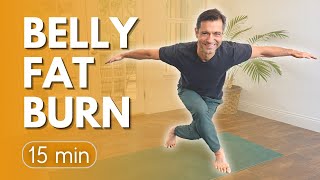 15 min Yoga for Belly Fat Workout | David O Yoga