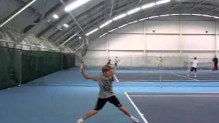 Forejtek Jonas, forehand side view, 240 fps