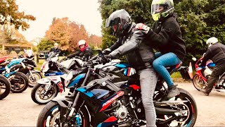 LOOMIES MOTO CAFE Motorcycles SUNDAY MORNING for a Delicious Breakfast & Very Tasty Bikes BMW S1000R