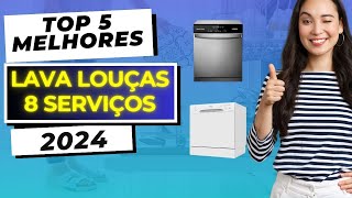 Qual a MELHOR LAVA LOUÇAS DE 2024? | LAVA LOUÇA  |  TOP 5 MELHORES LAVA LOUÇAS 8 serviços de 2024