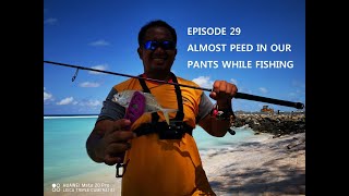 Ultralight Shore Fishing With 1.8lbs Line in Maldives | We Almost Got Arrested While Fishing