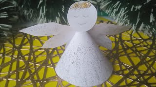 angel paper 🌲christmas angel❄️ decor DIY