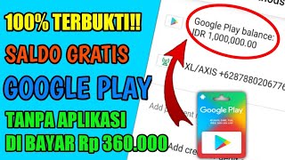 Cara Mendapatkan Saldo Google Play Gratis Tanpa Aplikasi | 2020