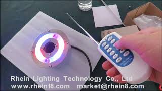 6w RGB led fourtain light sampl quality check