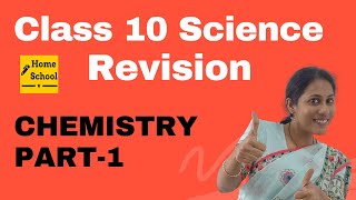 Chemistry revision | Part 1 | score above 90 | class 10, sslc karnataka board