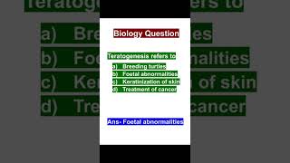 Biology MCQ# competitiveexams#mcq# biology# exampreparation