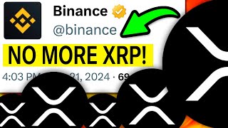 3 MINUTES AGO!!! NEW CEO BINANCE RESTRICTS XRP RIPPLE!! (#1 ENEMY NOW!) - RIPPLE XRP NEWS TODAY !!!