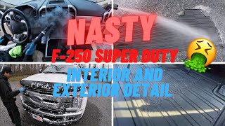 FLITHY Ford F-250 Super Duty | ASMR | Interior & Exterior DETAIL!