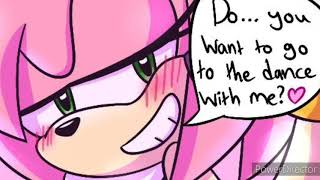 Do you want to go to the dance with me? (sonic and amy comic dub)