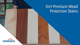 3in1 premium wood protection stains from Remmers