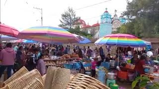 Un Domingo de Plaza en Santiago Apóstol Ocotlán Oaxaca