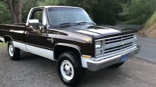 1985 Chevy K20 WALKAROUND