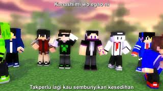 Opening Animasi AniKid's Ft. Animator Indonesia | Animasi AniKid's Opening Minecraft "Hikaru Nara''