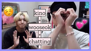 Pentagon Wooseok And Kino Chatting It Up