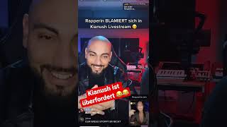 Rapperin blamiert sich in Kianush Livestream #tiktok #tiktokvideo #lustig #witzig #blamage #rapper