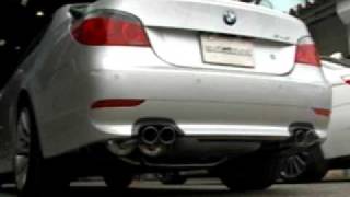 Arqray Exhaust System on BMW E60 545 5 Series