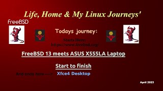 FreeBSD13.1 P-7  ASUS Laptop Install Base & (yep) The Xfce4 Desktop Excellence is Terminal