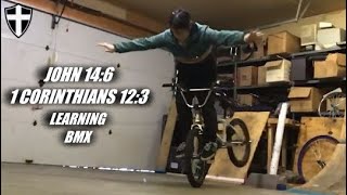 Day 529 (John 14:6,1 Cor 12:3 Bible Study) BMX learning flatland, Bike, flatland, 529