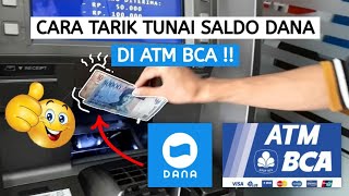 Cara Tarik Tunai DANA di ATM BCA ! Cara Ambil Uang DANA di ATM BCA !!