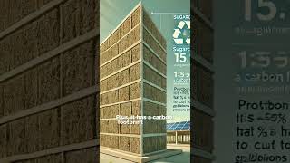 Revolutionizing Construction: Sugarcrete & Self-Healing Concrete for a Greener Future #youtubeshorts