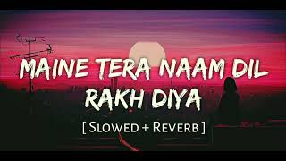 Maine Tera Naam Dil Rakh Diya 💙[ Slowed +Reverb ] Song || Aamir Shaikh || Sam Animations