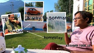 Chinar residency homestay||kashmiri breakfast|| GIRDA special roti||WAY TO SONMARG||Bhoolbhulaiya||