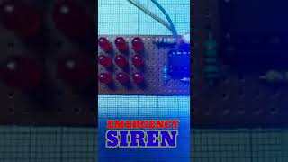 POLICE SIREN || AMBULANCE OR EMERGENCY|| DIY #siren #sirenlight #led #flasher #saamisaami  #circuit