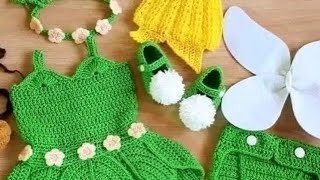 crochet baby froks designs