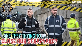 ARE THEY TRYING TO CLOSE OUR SCRAPYARD? | Scrap King Diaries #S04E51