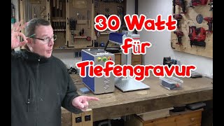 Monport 30W  Faser Lasergravierer  für Tiefengravur