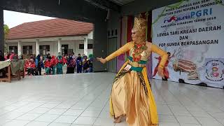 JUARA 2 LOMBA TARI KREASI PORSENI GURU KABUPATEN SUKABUMI 2018