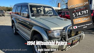 For Sale: 🌟1994 Mitsubishi Pajero 🇯🇵 – Explore Timeless Adventure with This Classic JDM🔰 SUV!