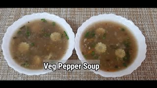 Immunity boosting Veg Pepper Soup | Vegetable Soup | Mixed Vegetable Soup Recipe | Soup Recipe |