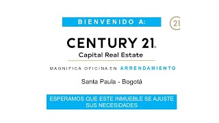 CENTURY 21 - Capital Real Estate - Oficina en Venta - Santa Paula - Bogotá