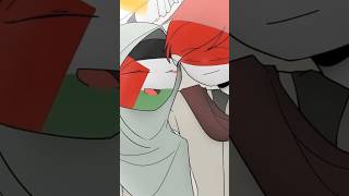 Countryhumans 🇮🇩❤️🇵🇸 Palestine akan aman bersama indo☺️ #countryhumans #indonesia #palestine