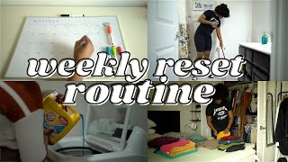 my weekly reset routine | new minsdet, deep cleaning, plan with me