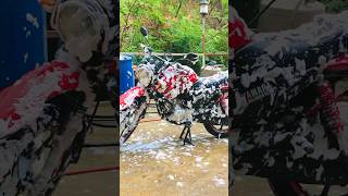 Patlo washing time | long tour ky bad| vlog wil be uploaded soon 🥰 #travel #bike #viralshorts2023