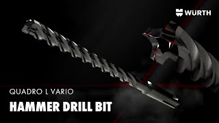 Wurth Quadro L Vario Hammer Drill Bit | Würth Malaysia