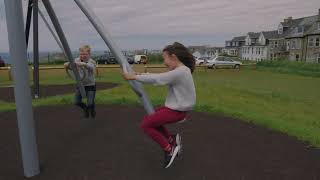 Oltco Rubber Mulch / Rubber Crumb Play Park Area in Newquay, Cornwall.