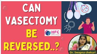 Success Rate Of Reverse Vasectomy || Best Fertility Center In Vijayawada || HFC