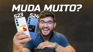 Galaxy S23 vs Galaxy S24! Não vale gastar mais? O que realmente muda? COMPARATIVO!