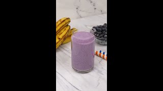 Banana Blueberry Smoothie #Shorts