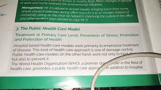 Behavior Science ; Public Health Care Model