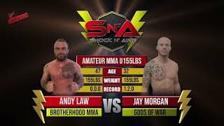 Shock N Awe 34 - Andy Law vs Jay Morgan Lightweight Amateur MMA