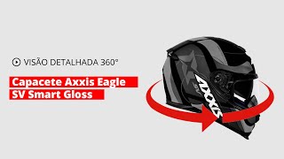 Capacete Axxis Eagle SV Smart Gloss | Visão detalhada 360°