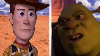 Shrek vs Woody Pelea Completa ES (F**king epic)